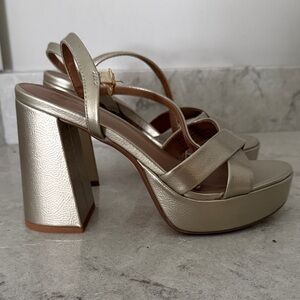 Nordstrom Metallic Platform Sandals